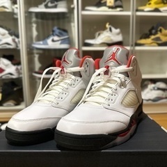 NIKE AIR JORDAN 5 RETRO FIRE RED...