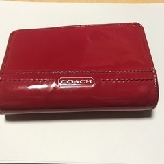 決まりました😊COACH二つ折り財布💕赤