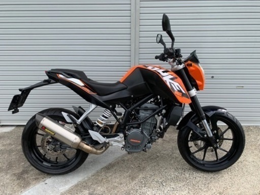 KTM‼️デューク200‼️ストリートファイター‼️アクラポビッチマフラー‼️
