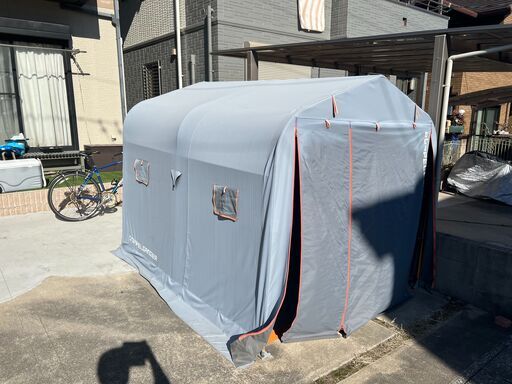 DCC538W-GY、バイクガレージ