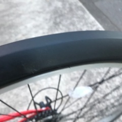 自転車[ムジェロB] 27インチ シティーサイクル 外装6段/LEDライト/レッド