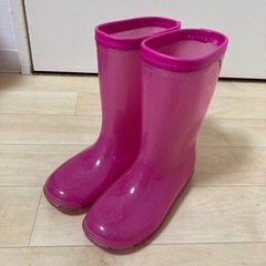 ピンクの長靴　21cm