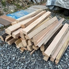 木材　銘木オーク材　端材　材料　材木　オーク　薪　キャンプ