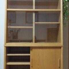 【美品】unico(ウニコ)のSIGNE(シグネ)　カップボード　W800 