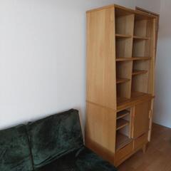 【美品】unico(ウニコ)のSIGNE(シグネ)　カップボード　W800 