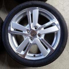 ダイハツ純正 コペン純正 MAX ムーブ タントにも 残山たっぷり夏タイヤ ■16×4.5J 100/4H ET45　値下げ165/50R16