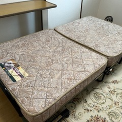 【美品】折り畳み シングルベッド
