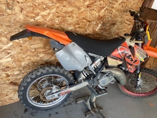 ktm125exc（エンジン始動のみ確認）交換可