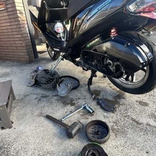 規制前最終　12インチ　アドレスv125g フルカスタム