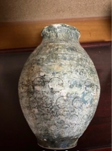 値下げ！薩摩焼の大きなつぼ　陶芸家作品　忠雲窯 薩摩焼の大きなつぼ壺陶芸家手作り作品忠雲窯 (キーじじ) 鹿児島