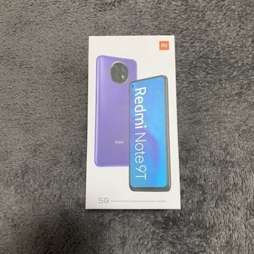 ANDROID -  Xiaomi Redmi Note 9T パープル SIMロック解除済み 美品 Xiaomi】【5G】シャオミ『Redmi Note 9T 64GB SIMロック解除済
