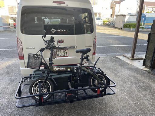 引き取り限定！glafit（GFR01）バイク！走行距離25キロ！バッテリーほぼ新品！！　値引きしました！