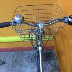 自転車整備士整備済み NO161 中古車 28インチ シティサイクル シルバー