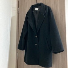 【本日のみ1500円】黒のコート Lサイズ