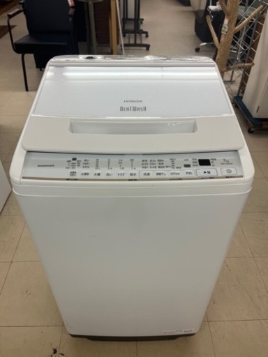 ☆522　HITACHI　全自動洗濯機7kgビートウォッシュ　【リサイクルマート宇宿店】