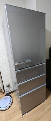 【美品】AQR-36H(S) 4ドア冷蔵庫　355L　冷凍庫2段（送料無料）