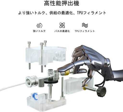 ANYCUBIC Mega Zero 3Dプリンター　高精度　印刷サイズ 220*220*250
