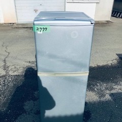 2777番 SANYO✨冷凍冷蔵庫✨SR-141U(SB)‼️