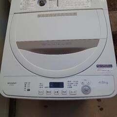 全自動洗濯機 SHARP 4.5kg 2021年製
