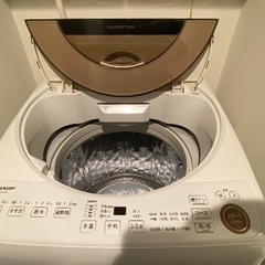 シャープ 10kg 洗濯機 ほぼ新品