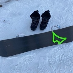 値下げfield earthキッズ　スノーボードセット　フィールド　アース　バートン　