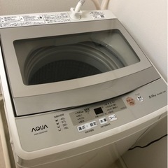 【受渡決定】洗濯機　AQUA 5kg