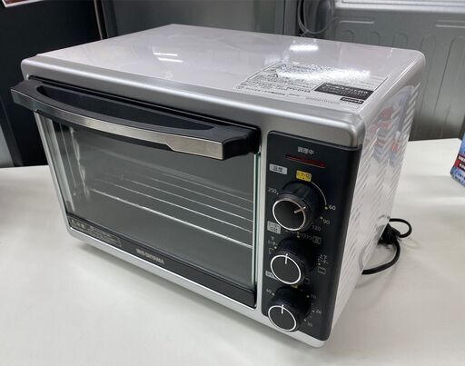 店頭　アイリスオーヤマ IRISOHYAMA　トースター オーブントースター ノンフライヤー コンベクションオーブン 4枚焼き グリル機能 15L 　ホワイト　2020年製　PFC-D15A-W（EX5ntn）