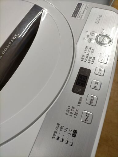 k279　シャープ　洗濯機　2018年製　5.5㎏　ES-GE5B　動作良好　送料A　札幌　プラクラ南条店　カード決済可能 k279 シャープ 洗濯機 2018年製 5.5㎏ ES-GE5B 動作良好 送料A 札幌
