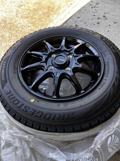 軽自動車スタッドレスタイヤホイールセット4本　ブリザック