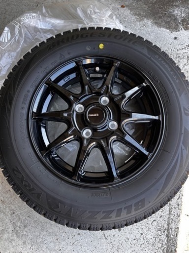 軽自動車スタッドレスタイヤホイールセット4本　ブリザック