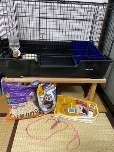 フェレット、うさぎ等ペット用　ゲージ　柵　その他セット