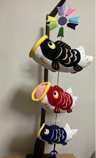 鯉のぼり　室内吊るし飾り　五月人形