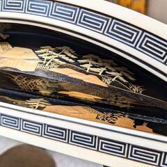 旧家 蔵出し品 高級大名琴 本金蒔絵鼈甲尽くし 琴 検索)綾杉 龍頭・龍尾・磯 和楽器 美術品 骨董