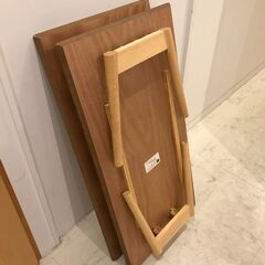 【ネット決済】折りたたみ式の木製座卓 W900×D450×H350
