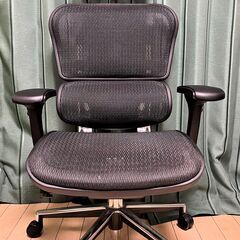 高級オフィスチェア【使用一年未満】エルゴヒューマン