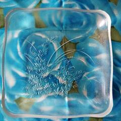 昭和レトロ グルメトレー ガラス 食器 皿 トレイ 佐々木硝子
