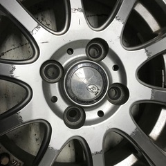 値下No.54スタッドレス155/65/14 4H PCD100 アルミ付4本セット