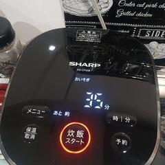 SHARP 炊飯器３合炊き ブラック❤️ 決まりました✨