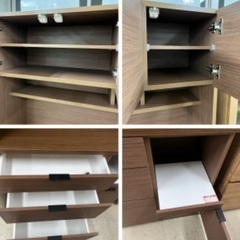J2203 美品 現行販売品 NITORI ニトリ エトナ 105KB キッチンボード 