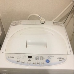 洗濯機　4.6Kg