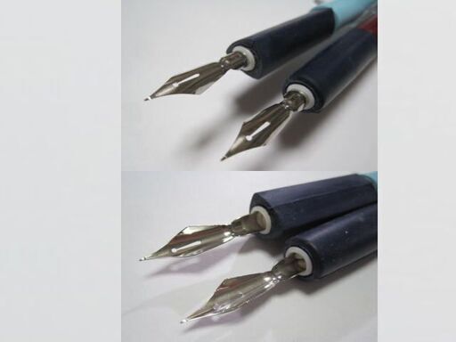 日本習字普及協会 『鷹見芝香先生創案』ペン習字用 S.Tペン軸「初歩用・上級用」２本・S.Tペン先１０本セット　希少筆記具 日本習字普及協会 『鷹見芝香先生創案』ペン習字用 S.Tペン軸「初歩