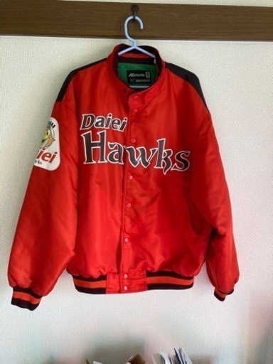 福岡ダイエーホークス　スタジアムジャンパー　赤 福岡ダイエーホークス スタジアムジャンパー - メルカリ
