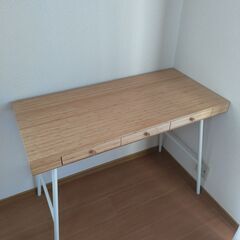 IKEA LILLÅSEN リルオーセン デスク, 竹, 102...