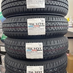 新品タイヤ4本 155/65R14 45S 交換工賃込み ブリヂストン