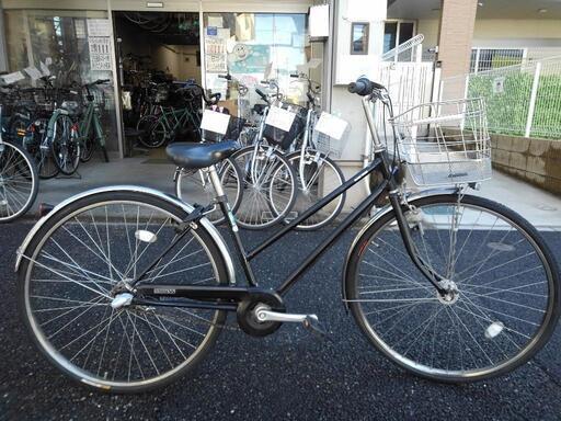 中古自転車２４２０　ブリヂストン　SRS73T　２７インチ　３段ギヤ　LEDオートライト　キッキーと音がならない後輪ローラーブレーキ　\n錆びにくい部品：ハンドル・リム・ドロヨケ・前かご・クランク