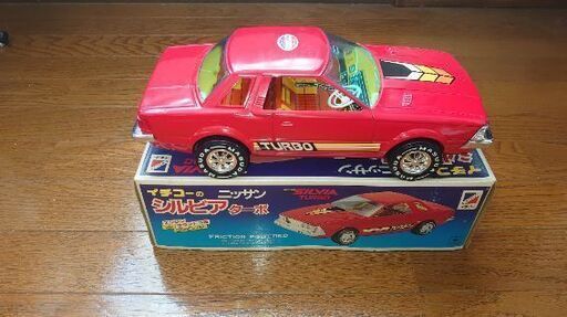 ☆希少・美品 ブリキ製日産シルビア箱付き☆