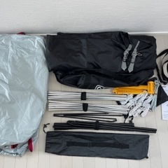 コールマン　キャンプテントcoleman タフドーム3025+ ダークルーム中古