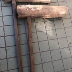 みんなで楽しくお餅つき！杵と臼お安くお譲りいたします。