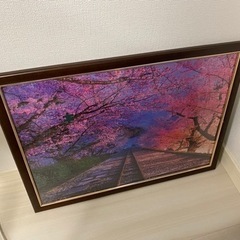 インテリア 桜の蹴上インクライン パズル 38x53