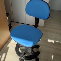 学習机用の椅子 デスクチェア ブルー